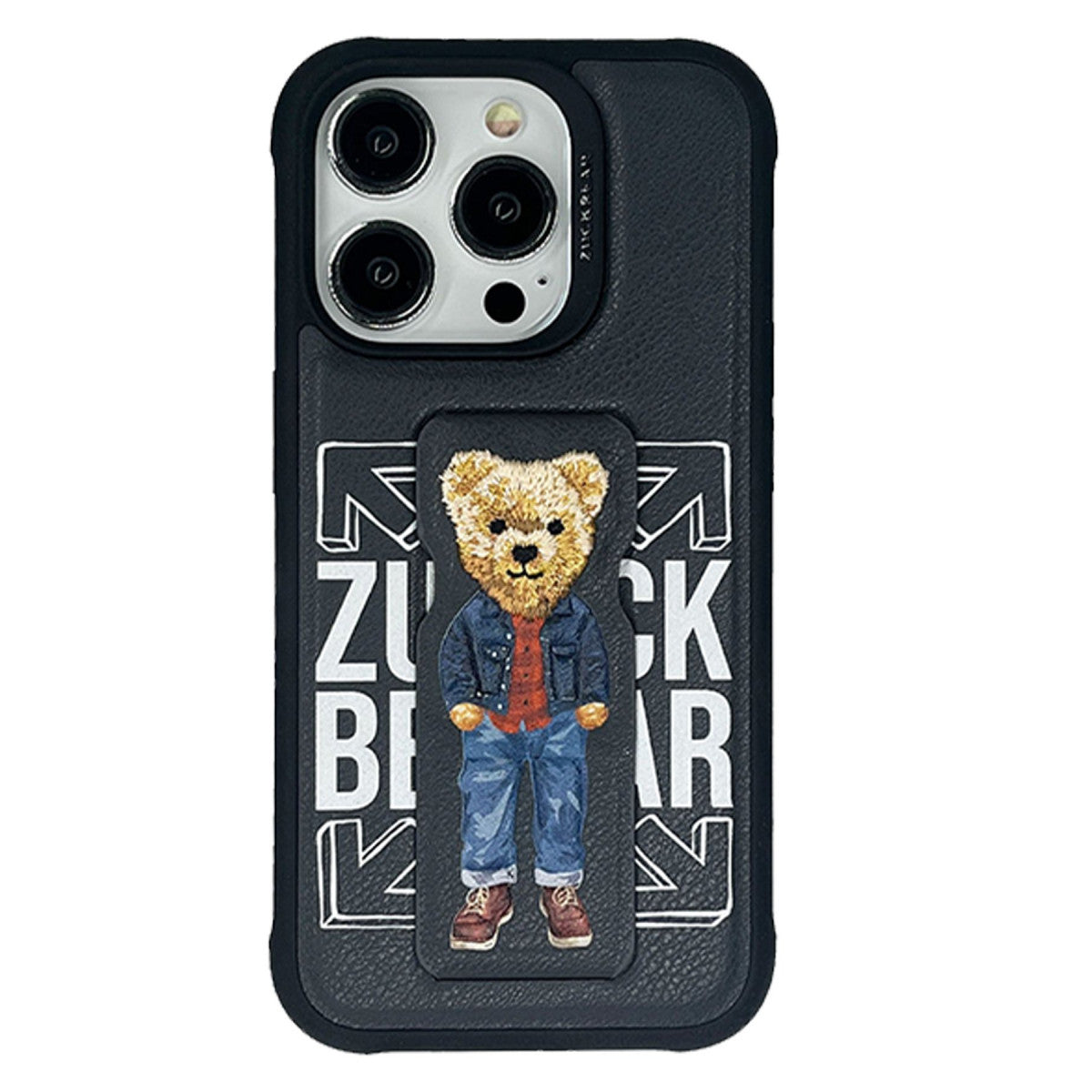 ZuckBear iPhone 15 Pro Claude Standlı Kapak